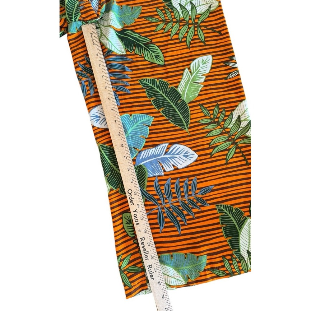 Cotton On Womens‎ Jumpsuit Wide Leg Tropical Jungle Boho Island Vacation Sz L - Picture 6 of 11